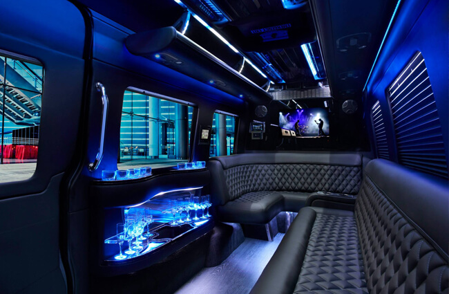 Sprinter limo interior